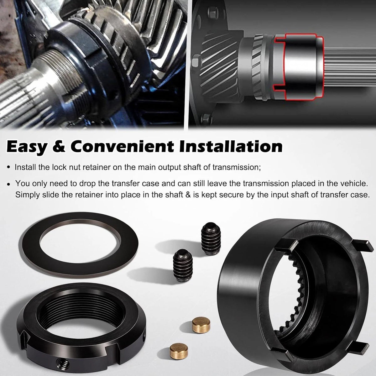 5th Gear Lock Nut Retainer Kit for Dodge Cummins NV4500 (1994–2004)