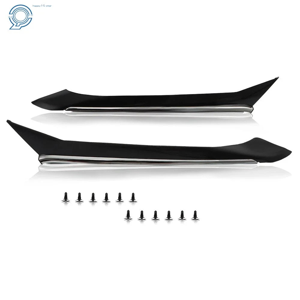 Set of 2 Rear Pillar Molding Trim for Nissan Maxima (2016–2021) Chrome
