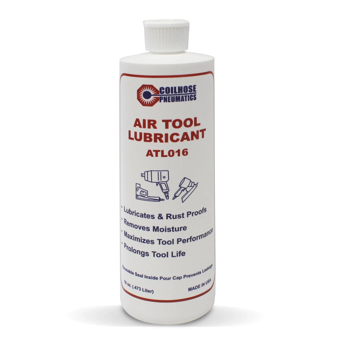 16-Ounce Air Tool Lubricant for Coilhose Pneumatics