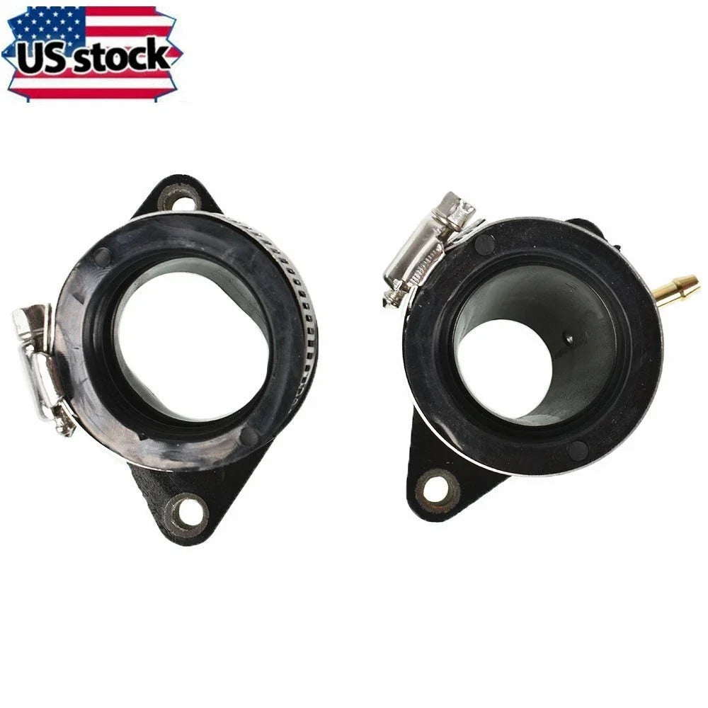 Set of 2 Carburetor Intake Manifold Boots for Yamaha Raptor 660 (2001–2005)