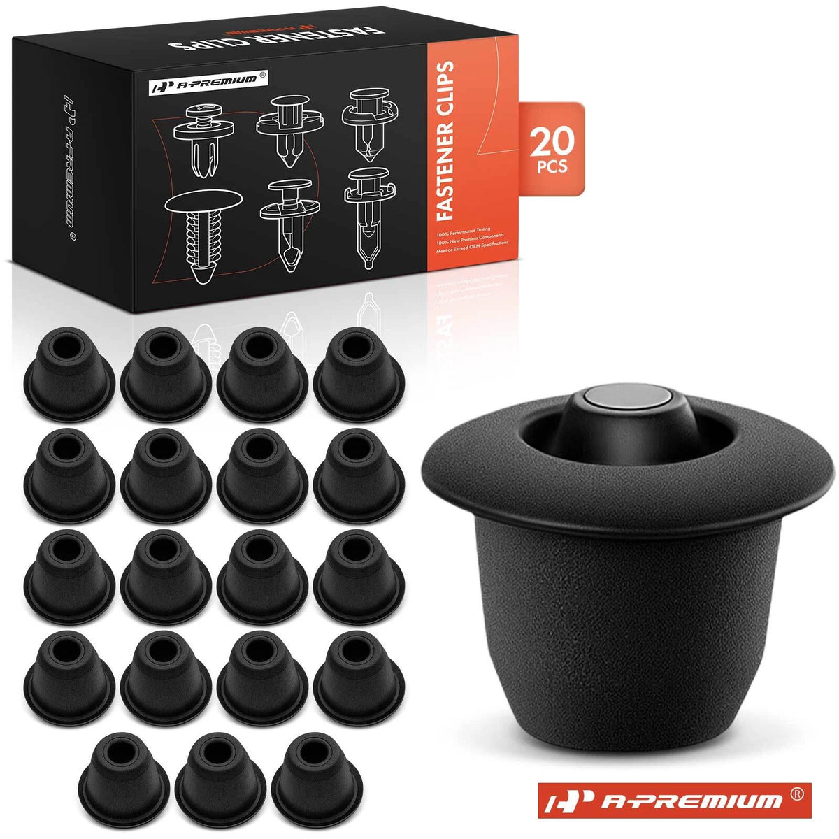 20Pcs Rubber Trunk Lid Hole Plug Clips for Mercedes-Benz (A0029981650, 002-998-16-50)