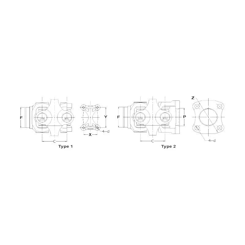 2.5" Tube Driveshaft CV Head Assembly for 1310 Series