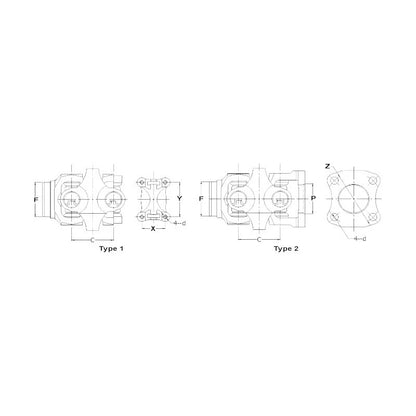 2.5" Tube Driveshaft CV Head Assembly for 1310 Series