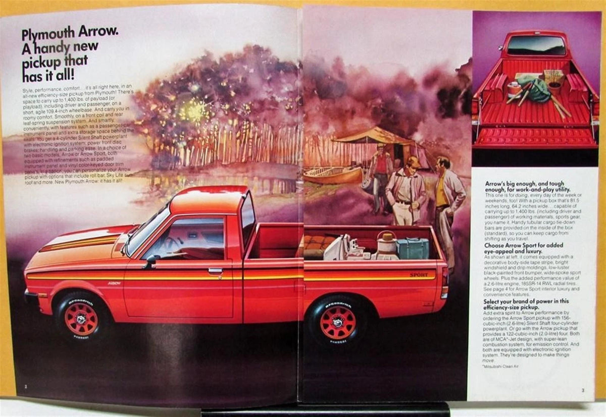 Plymouth Arrow Pickup Sales Brochure (1979)