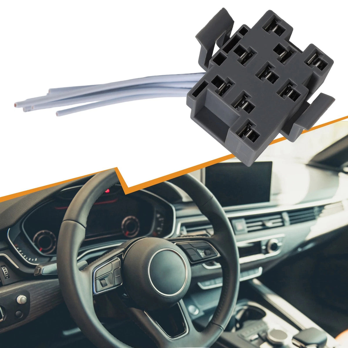 Switch Connector Cable for Ford Mazda Mercury Headlamp (Fits Multiple Models)