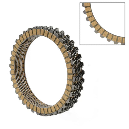 8PCS Clutch Friction Plates for Harley Sportster XL883 (2004–2009) XL1200C (1996–2018)