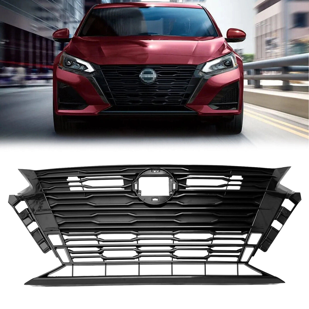Front Grille for Nissan Altima SL/SV (2023–2024) Gloss Black