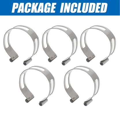 5X Exhaust Pipe Tacking Band Clamp-On 3" (76.1mm) for Welding Fabrication