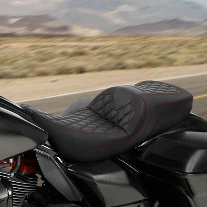 Driver & Passenger Seat for Harley Electra Glide & Street Glide (2009–2023)