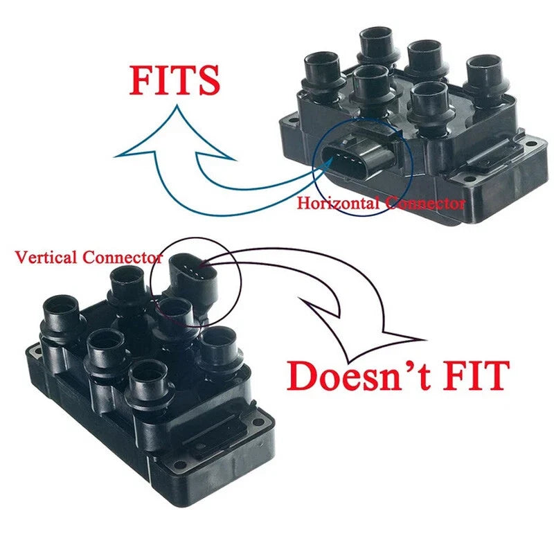 Set of 6 Ignition Coils + Iridium Spark Plugs for Ford Explorer Ranger Taurus V6