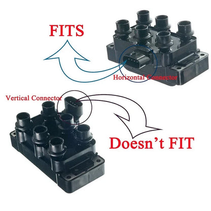 Set of 6 Ignition Coils + Iridium Spark Plugs for Ford Explorer Ranger Taurus V6