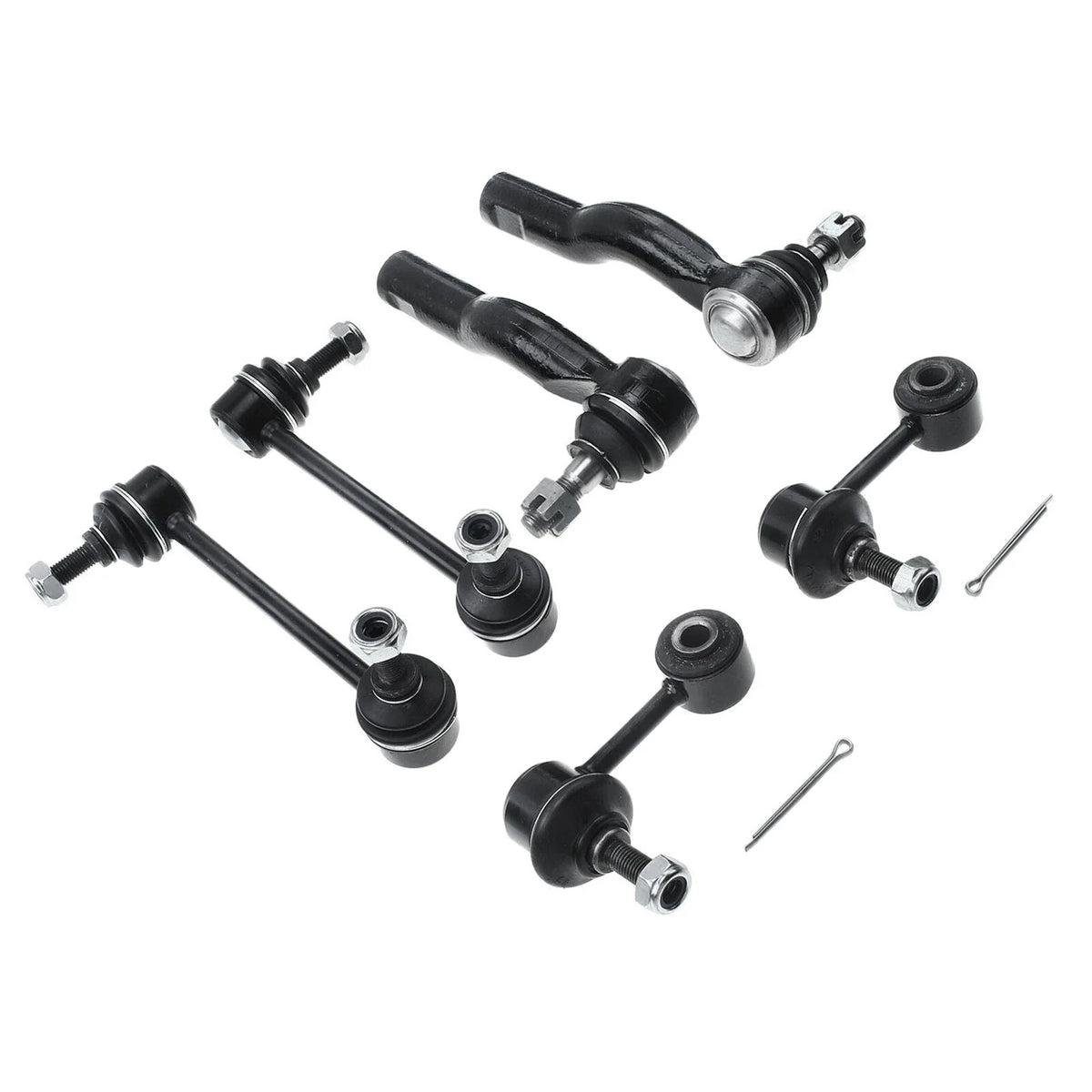 Set of 6 Sway Bar Link Tie Rod Ends for Ford Fusion Lincoln MKZ