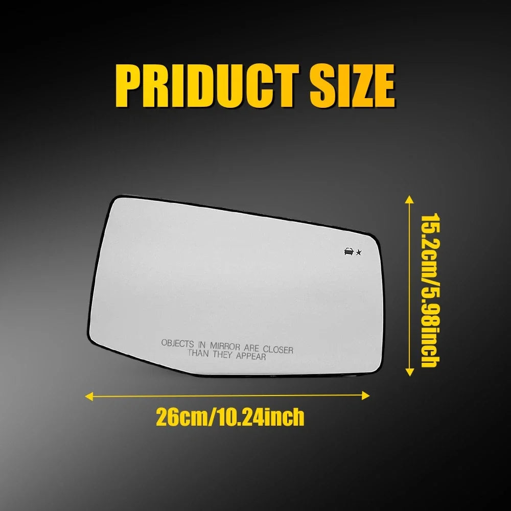 Passenger Side Mirror Glass for Silverado/Sierra (2019–2025)