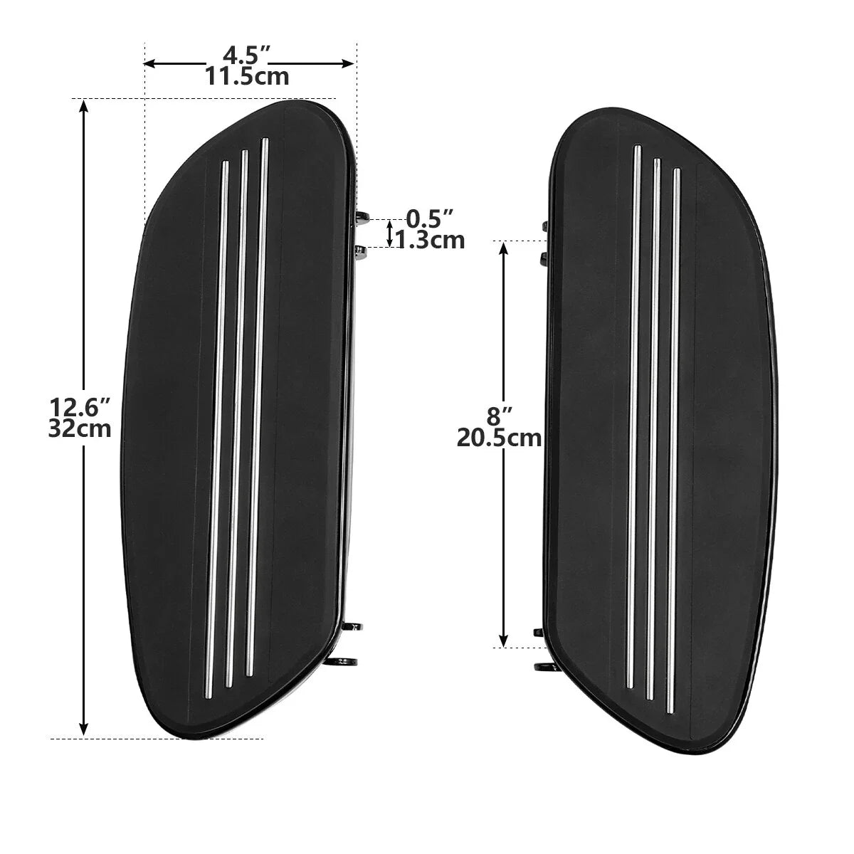 Driver Floorboard & Highway Foot Pegs for Harley Touring (1986–Present)