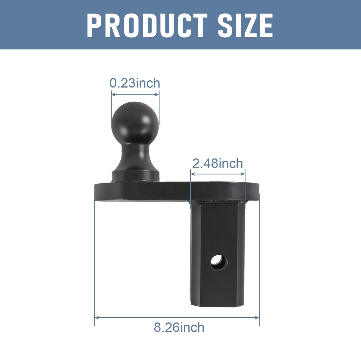 Gooseneck Extender Trailer Hitch for Gooseneck Trailer (P2579G)