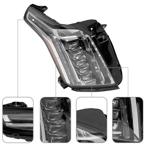 Full LED Headlight Headlamps for Cadillac Escalade ESV (2015–2020) 84216044, 84580183