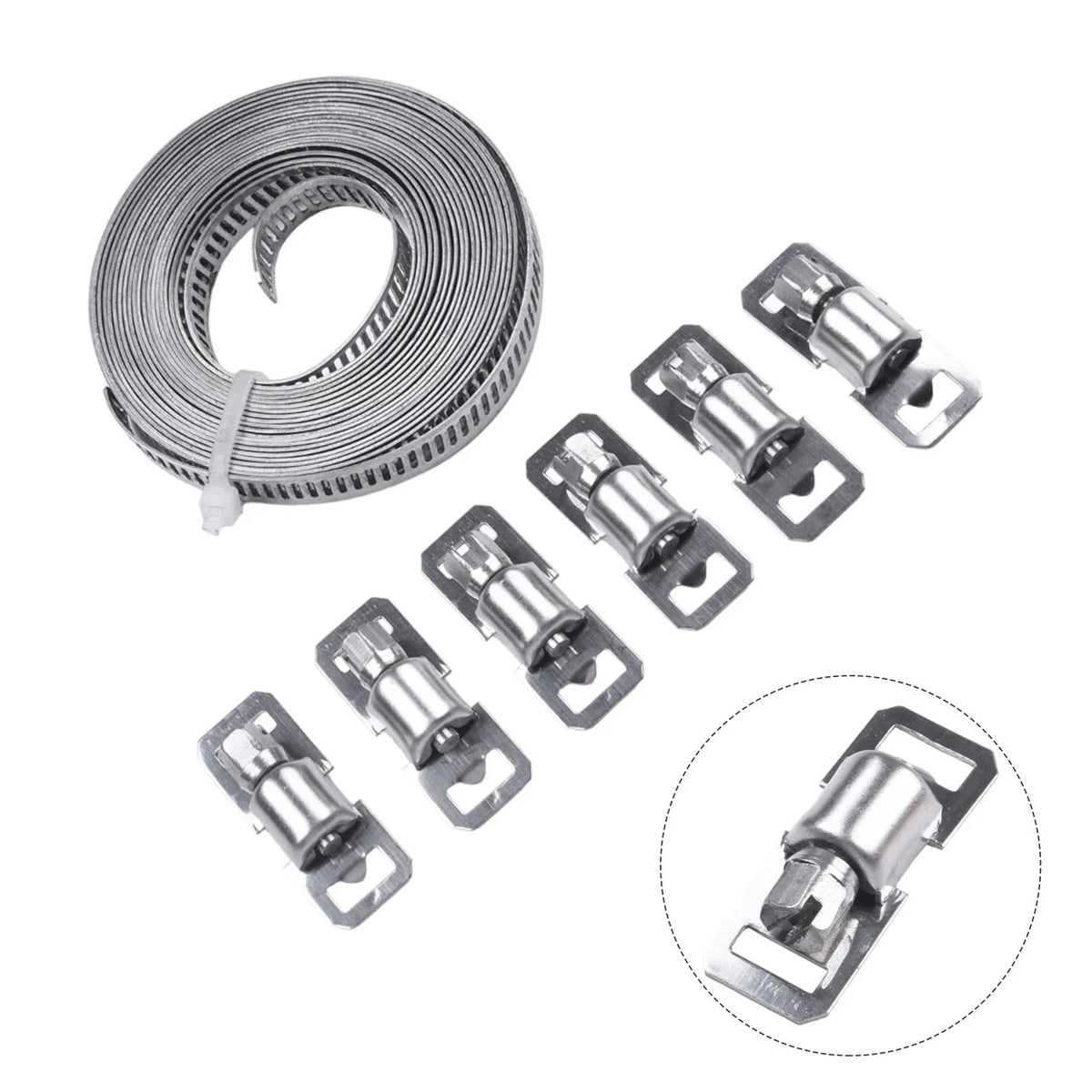 Heavy Duty Stainless Steel Hose Clamp for Various Applications