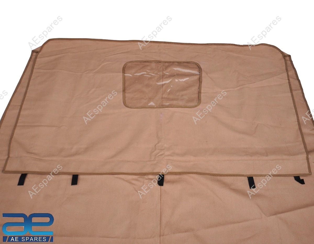 Canvas Soft Top for Jeep CJ2A CJ3A (1945–1953) - Camel Color