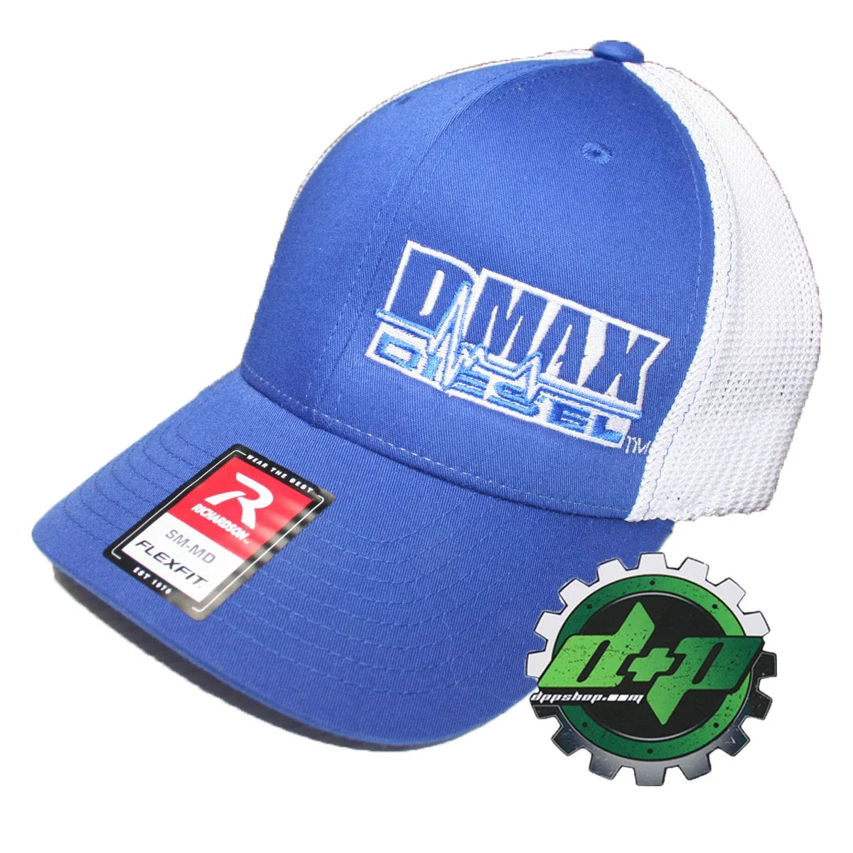 Duramax Diesel Hat for DMAX Truck (Richardson 110) - Blue Flexfit Mesh Back S/M