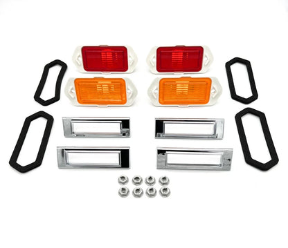 Side Marker Light Lamps Front and Rear Set for 1969 Chevrolet Camaro