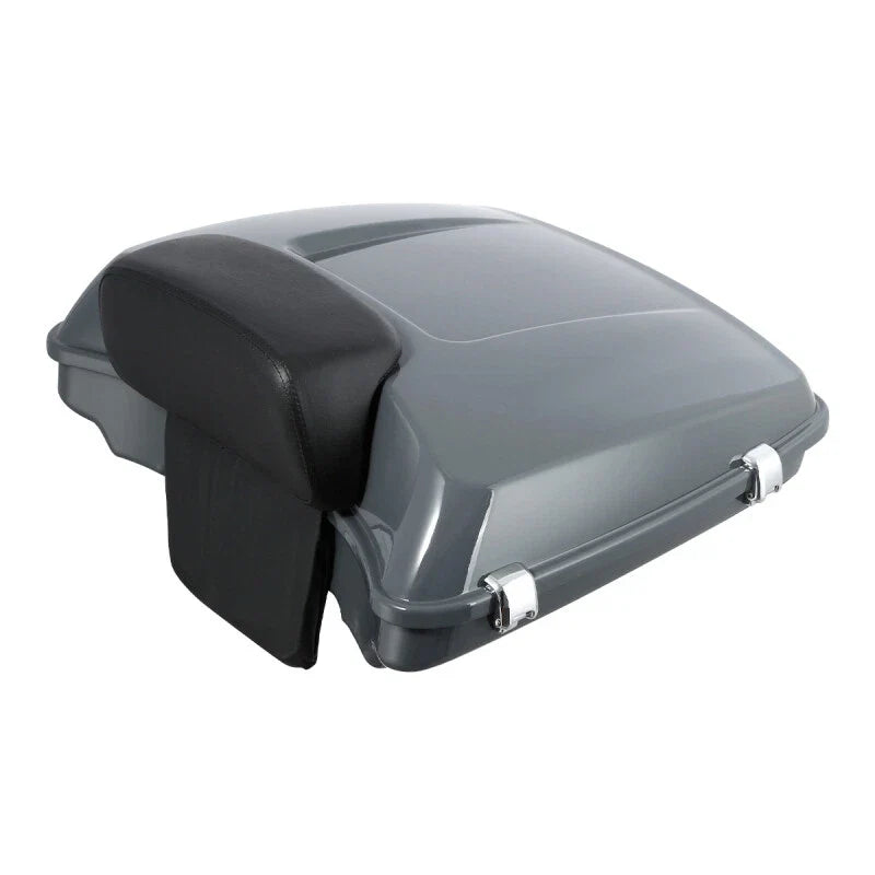 Razor Trunk Backrest Mount Plate for Harley Street Glide (2014–2026) Gunship Gray
