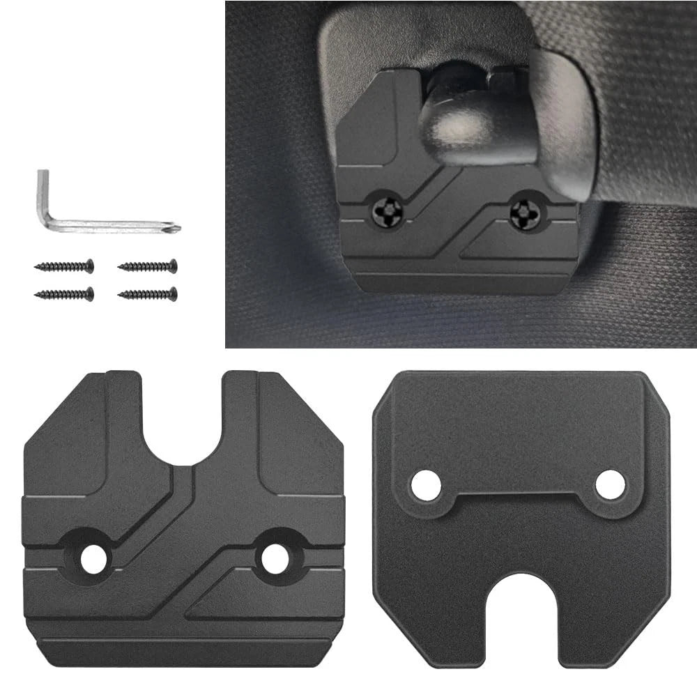 Sun Visor Repair Kit for Upgrade Sunshade Clips (1 Pack, Aluminum Alloy, Black)