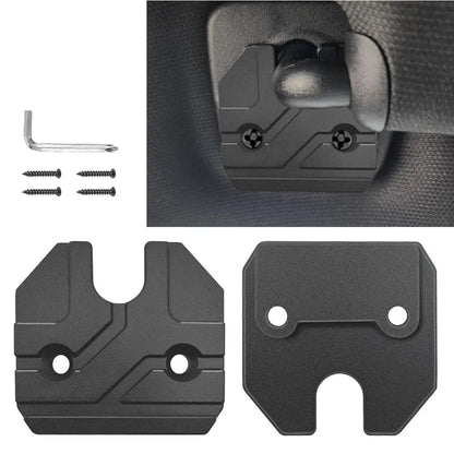 Sun Visor Repair Kit for Upgrade Sunshade Clips (1 Pack, Aluminum Alloy, Black)