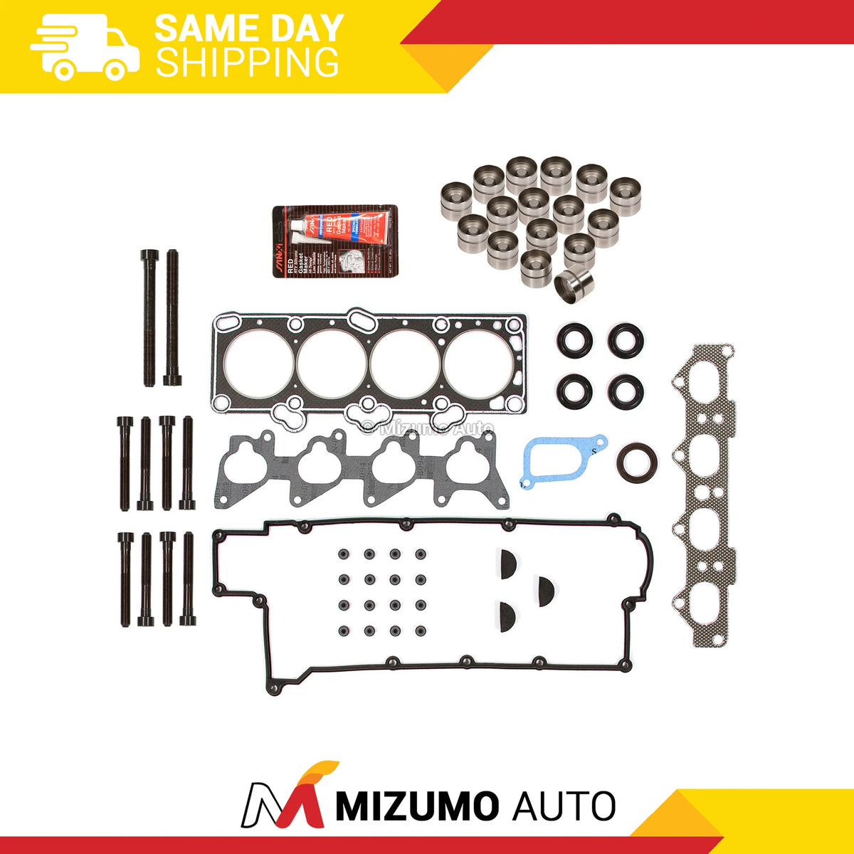 Head Gasket Set with Bolts & Lifters for Hyundai Elantra Tiburon (1996–2001)