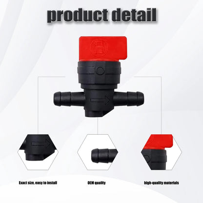 2X Fuel Shut Off Valve for Small Engine (1/4 Inch Gas Line)