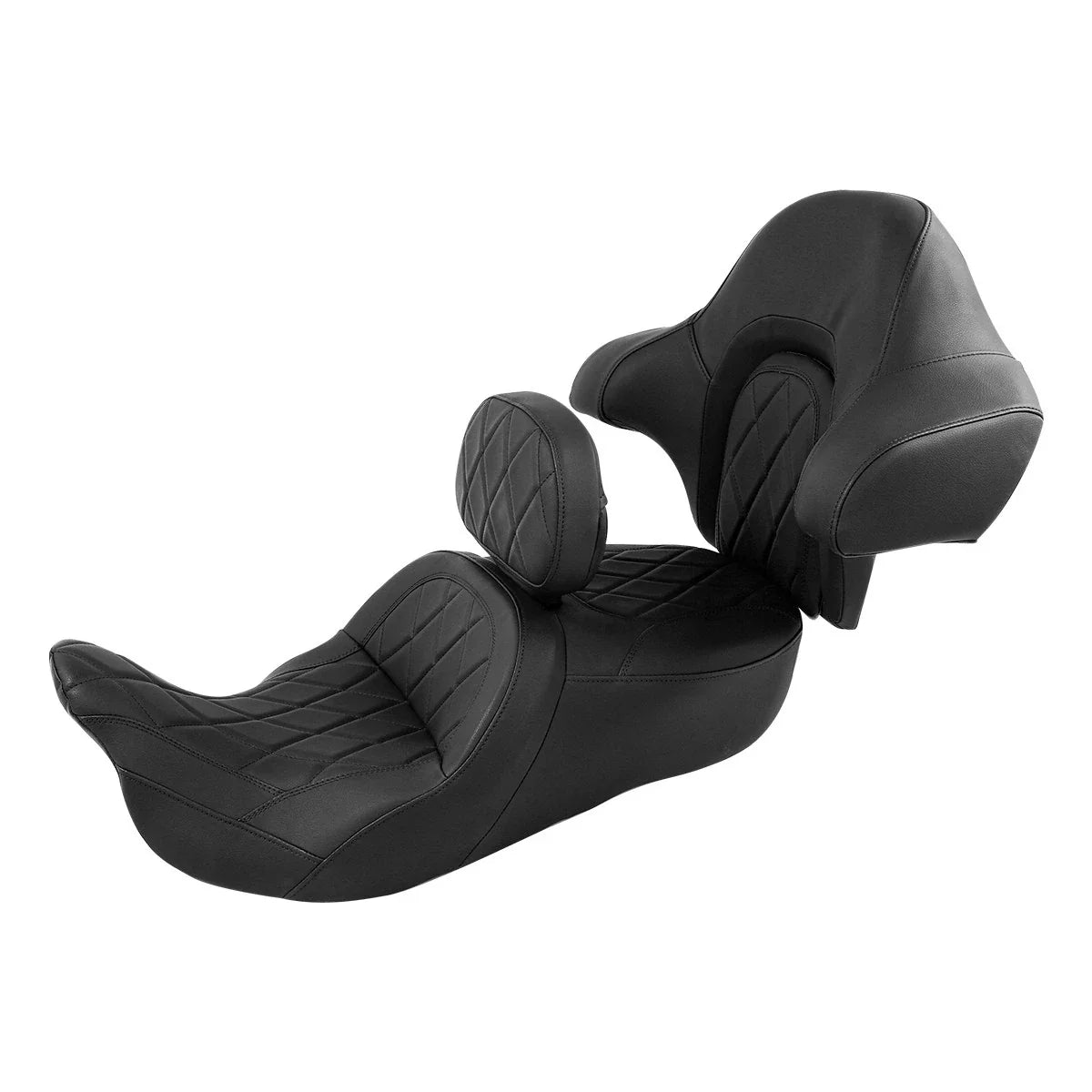 Hammock Seat Backrest for Harley Street Road Glide (2014–2023) Black