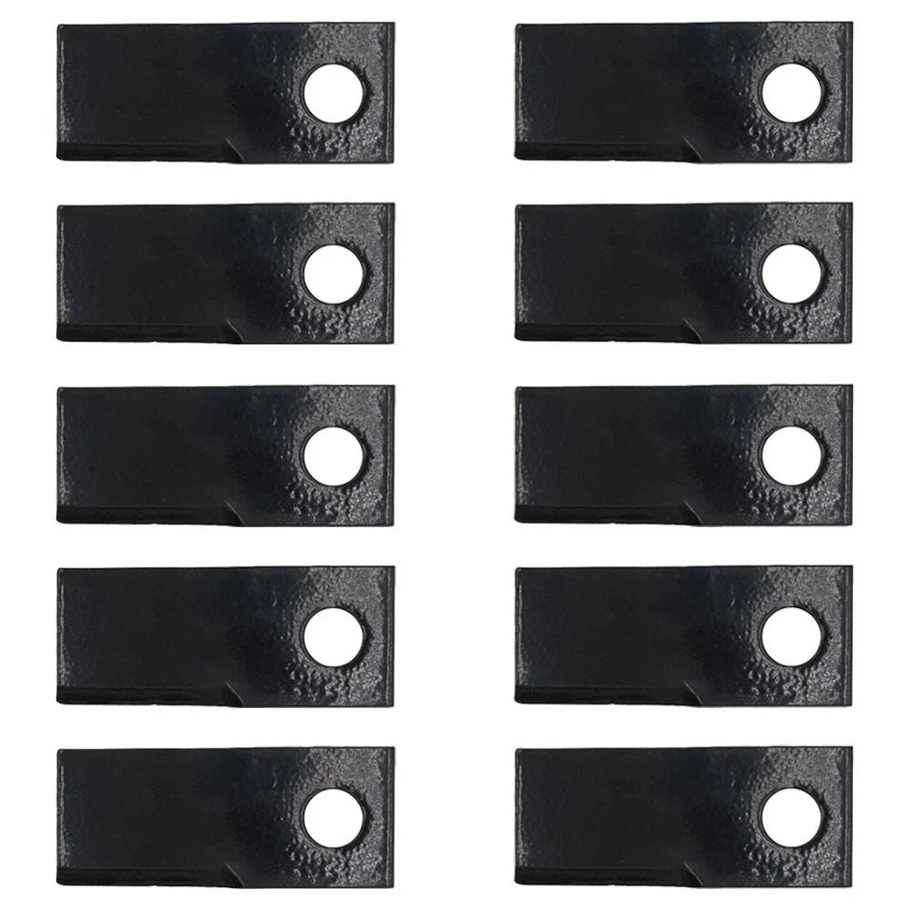 Set of 10 Disc Mower Blades LH for Krone (AFA243 AFA283 AFL283 AM203 AM243 AM283)