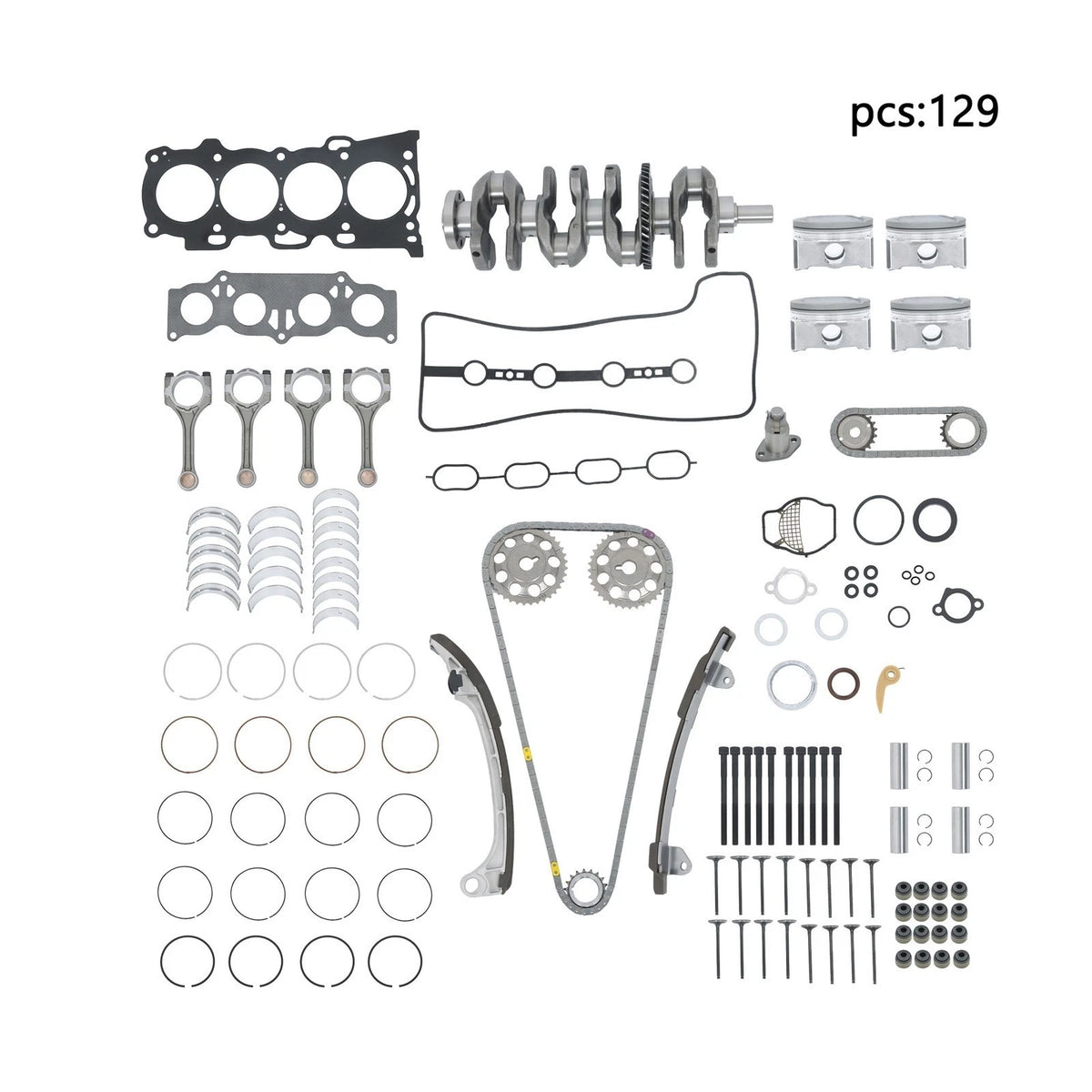 Engine Rebuild Overhaul Kit for Toyota Corolla XRS (2009–2010) 1355764