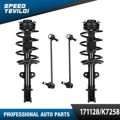 Front Complete Struts and Sway Bars for Dodge Grand Caravan & Town & Country (2008–2020)