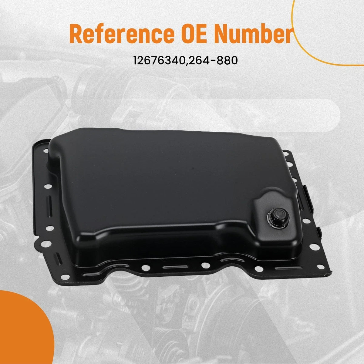 Engine Oil Sump Pan for Chevrolet Blazer 2.5L (2019–2021) 12676340 Steel