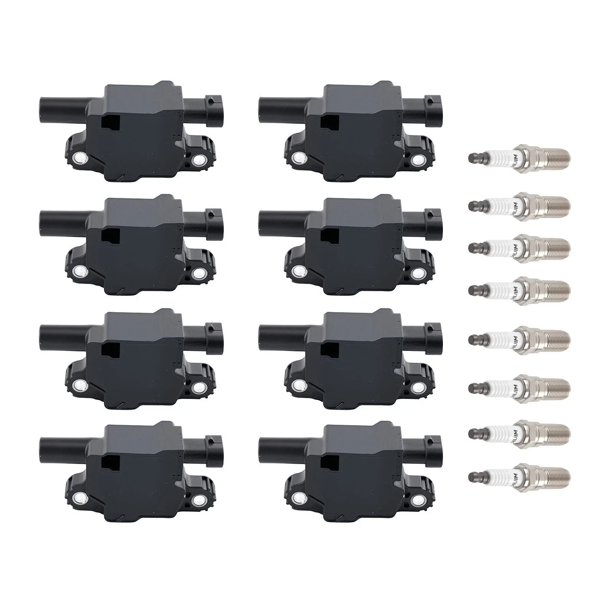 8pcs Ignition Coils Spark Plugs for Chevy Suburban Tahoe V8 5.3L (2015–2019) UF743