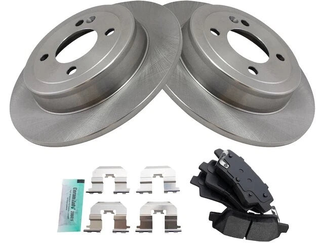 Brake Pad and Rotor Kit for Hyundai Accent (2012–2017) 72655VFWM