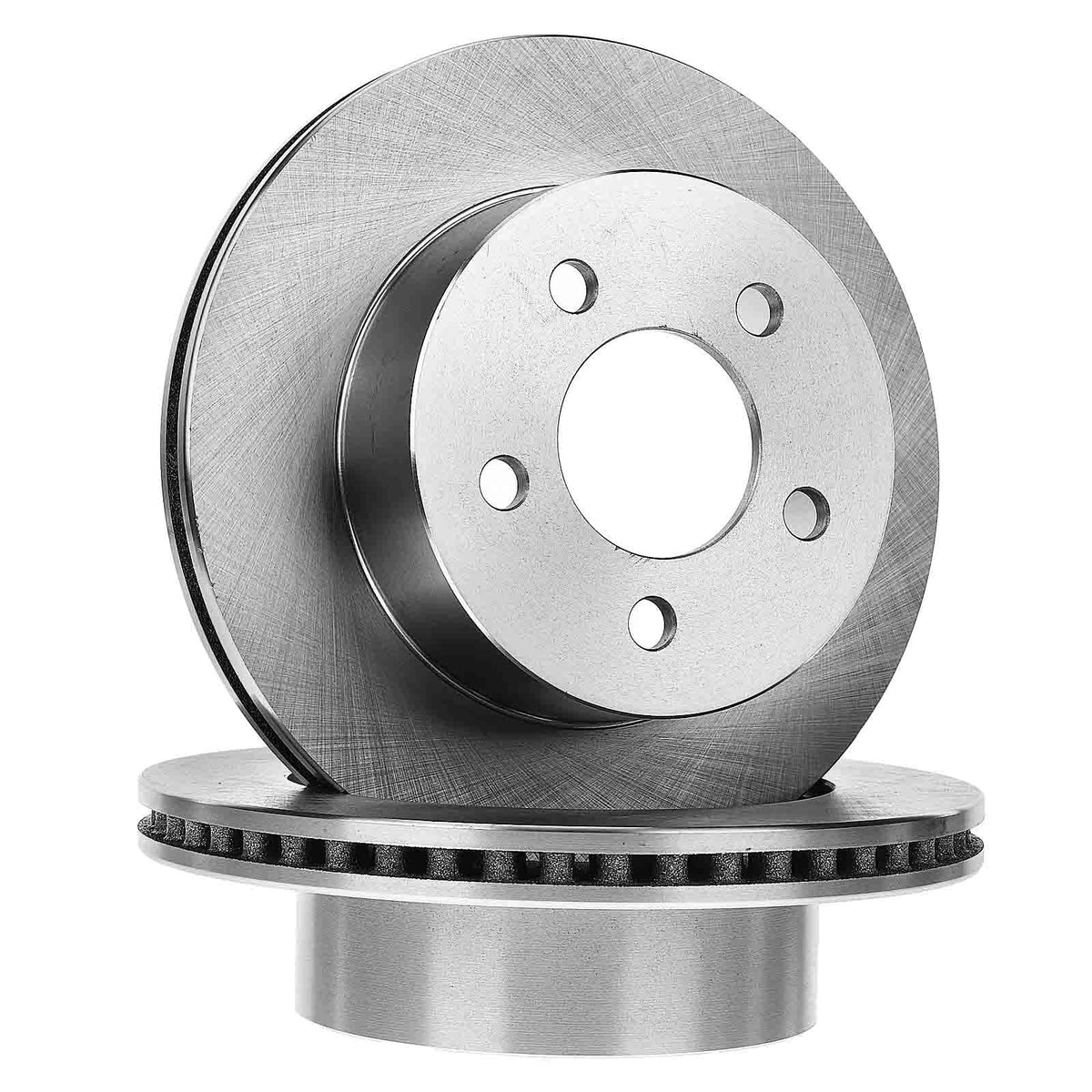 Set of 2 Front Disc Brake Rotors & Ceramic Pads for Jeep Wrangler (1999–2006)