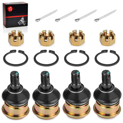 Set of 4 Front Upper + Lower Ball Joints for Yamaha Grizzly 700 (2013–2024)
