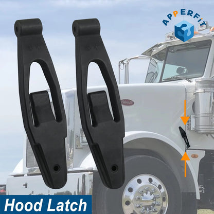 Hood Latch Base Set for Kenworth T300 T600 T800 W900, Peterbilt 357 389