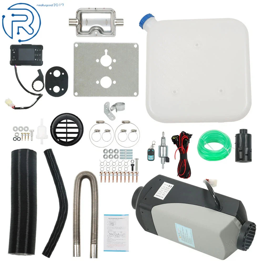 5KW Air Diesel Heater with Remote Control & 10L Tank for Trucks (12V)