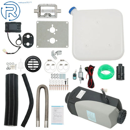 5KW Air Diesel Heater with Remote Control & 10L Tank for Trucks (12V)