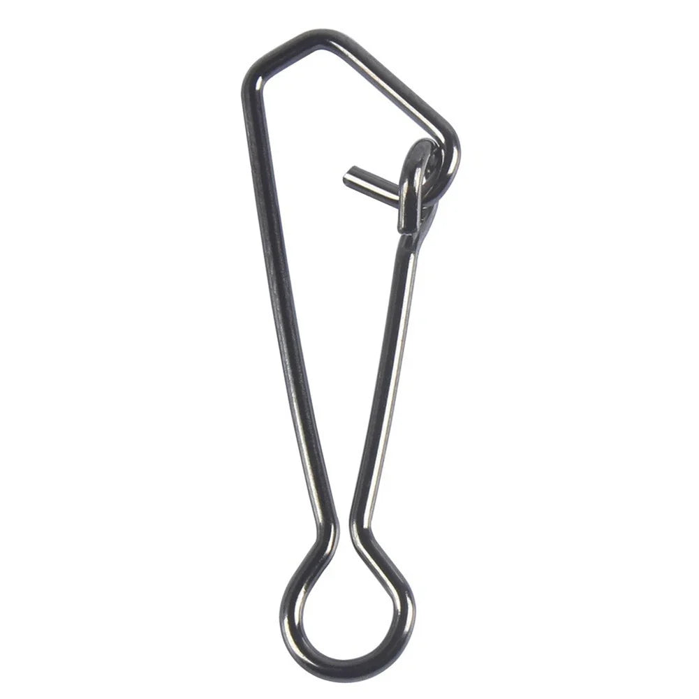 Fishing Snaps Lure Connector Rings Pack of 100 Stainless Steel Swivels