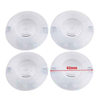 Set of 4 Turn Signal Light Indicator Cover Lens for Harley Davidson Electra Glide