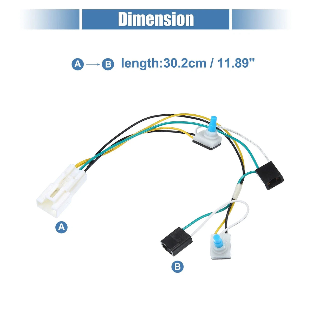 Overhead Console Map Light Wiring with Switches for Dodge Ram (2002–2008)