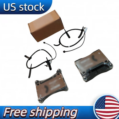 Set of 2 Brake Pads & Sensor for Aston Martin DB11 (HY53-2C562-BC, HY53-2D009-AC)