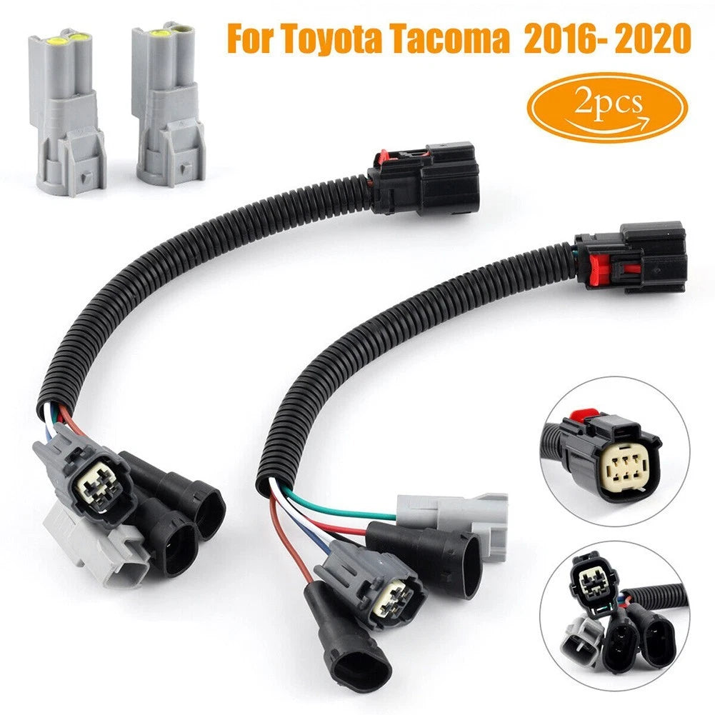 LED Headlight Connector Adapter Set for Toyota Tacoma