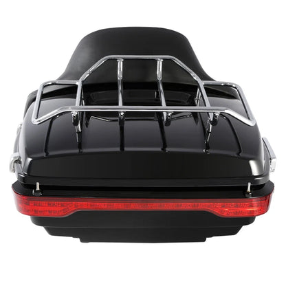 Trunk Luggage Backrest Light Rack for Harley Road Glide (2009–2013)
