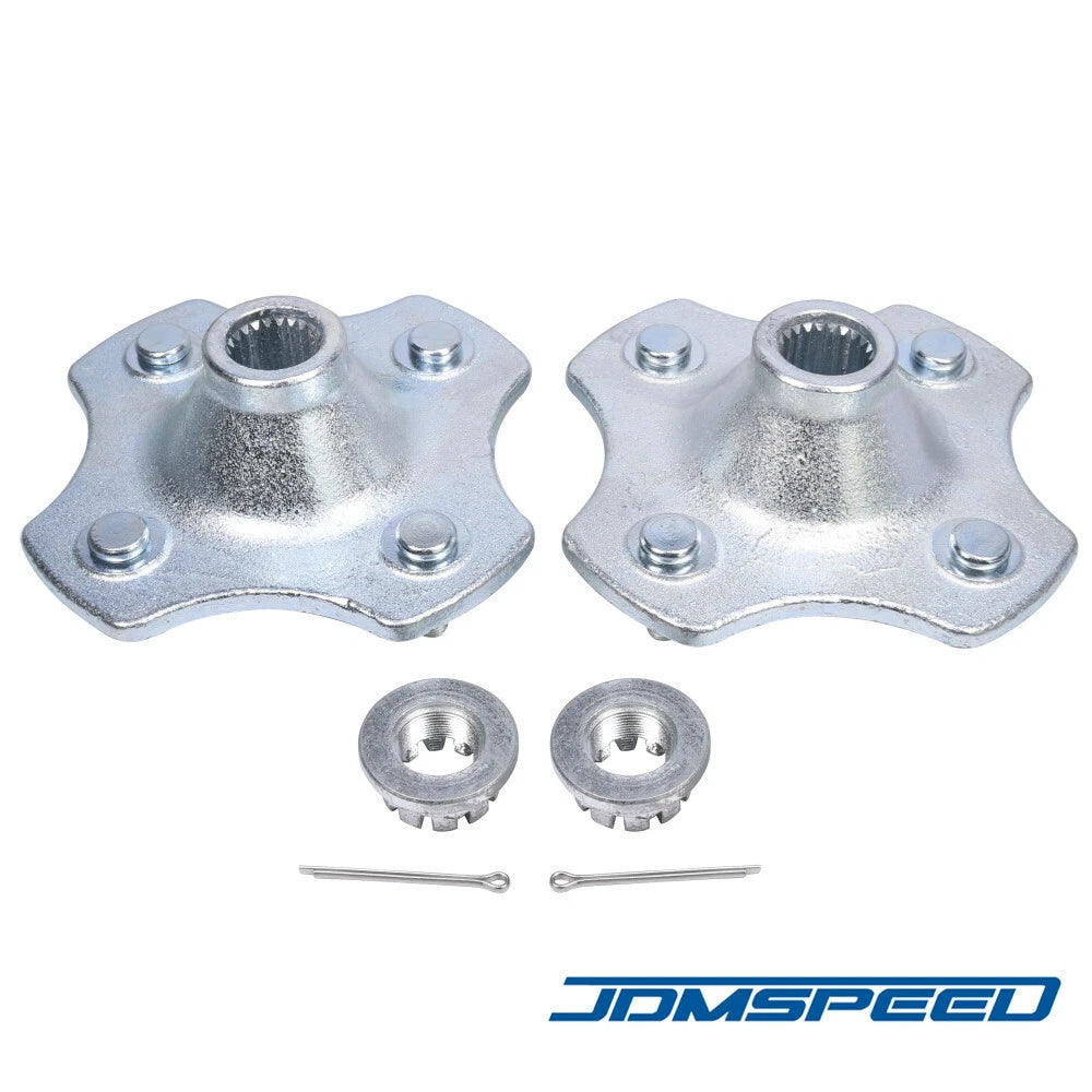 2 Rear Axle Wheel Hubs W/Nut for Honda TRX420 FE/FM Rancher 420 (2007–2013) Z565-RAWH2