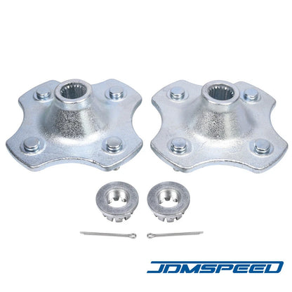 2 Rear Axle Wheel Hubs W/Nut for Honda TRX420 FE/FM Rancher 420 (2007–2013) Z565-RAWH2