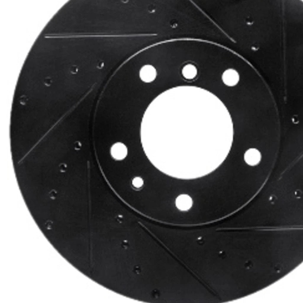 Rotor Set for BMW 540i (1997–2000) | Drilled and Slotted | ALX-PAU-DF-8002-31038-CLA3